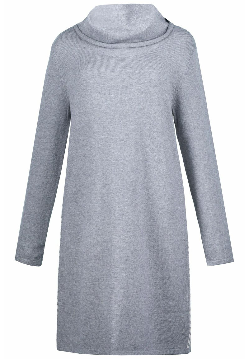 Damen Freizeitkleider | GINA LAURA ROLLKRAGEN Strickkleid grau melange/grau-meliert - ZA06486 Damen Freizeitkleider | GINA LAURA ROLLKRAGEN Strickkleid grau melange/grau-meliert - ZA06486