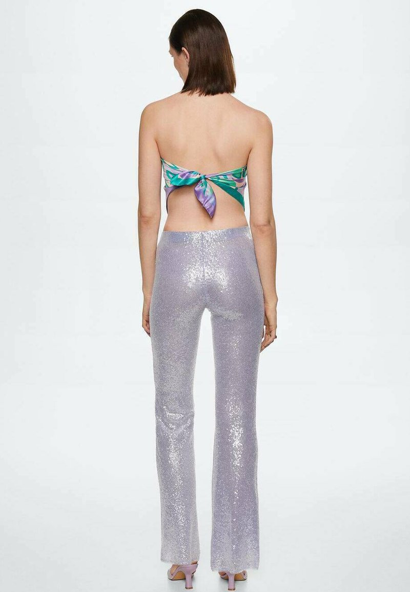 Damen Chinos | Mango TEX Stoffhose silvercoloured/silberfarben - KM34169 Damen Chinos | Mango TEX Stoffhose silvercoloured/silberfarben - KM34169