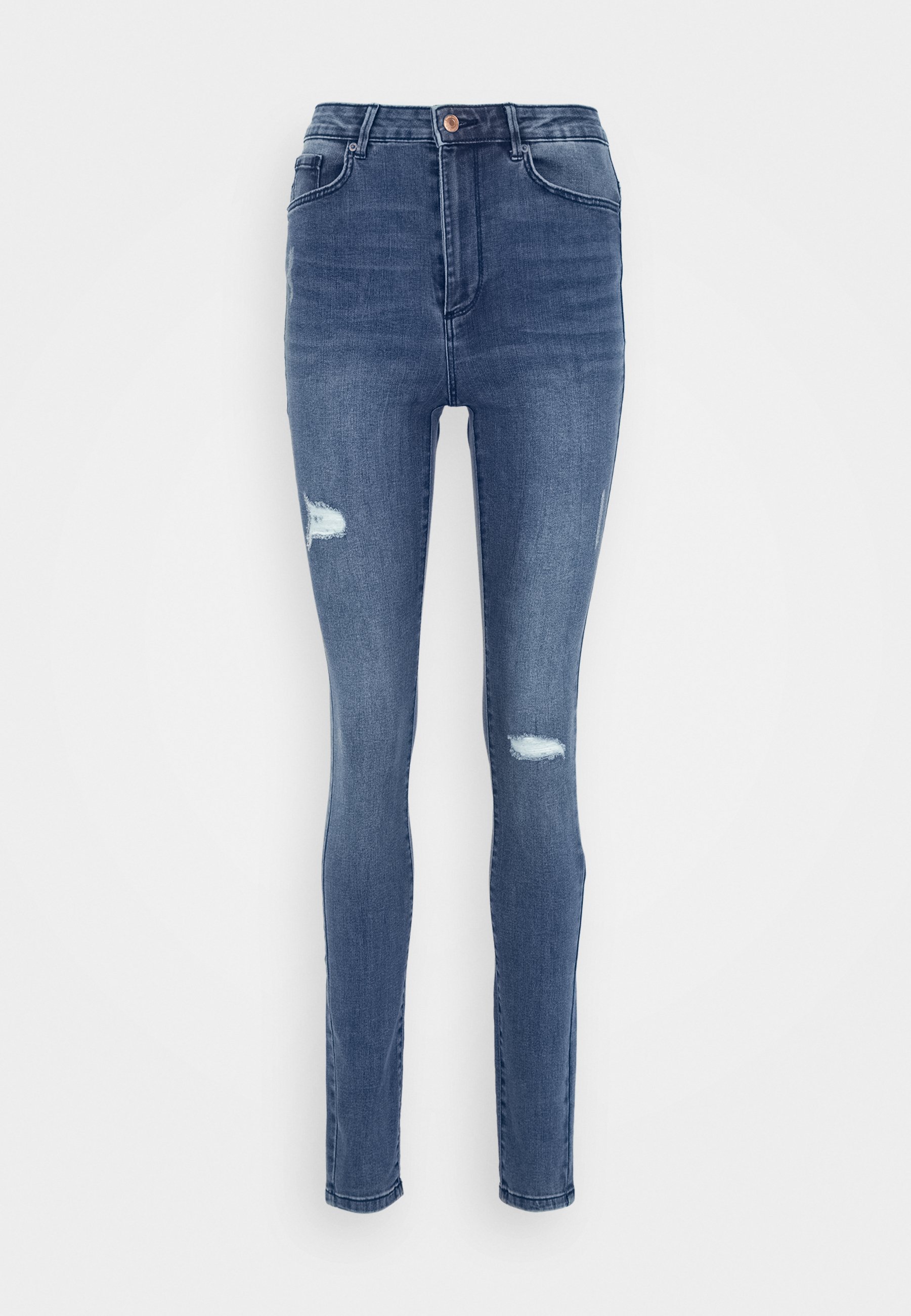 Vero Moda Tall VMSOPHIA TALL SKINNY - Aptempti džinsai - medium blue denim/mėlynų  džinsų - Zalando.lt