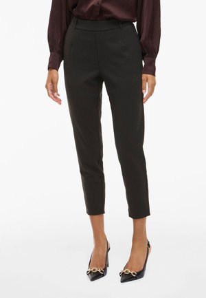 VILA VIVARONE SLIM - Chinos - black