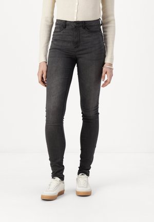 Farkkuleggingsit - grey denim