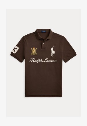 Polo Ralph Lauren, CLASSIC FIT BIG PONY MESH POLO SHIRT - Pólóing - nutmeg brown