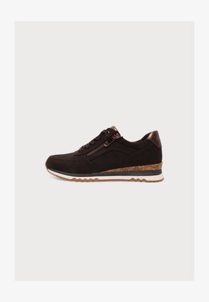 Marco Tozzi, Sneakers laag - mocca comb