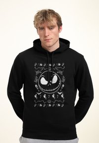 Disney NIGHTMARE BEFORE CHRISTMAS JACK SPOOKY - Felpa con cappuccio - black