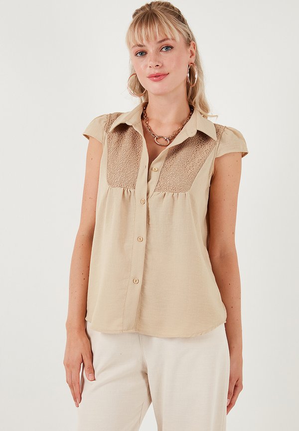 REGULAR FIT - Hemdbluse - stone