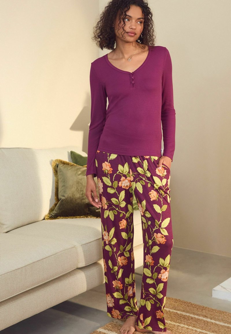 Laura Ashley Pižamos komplektas - roseborough berry red