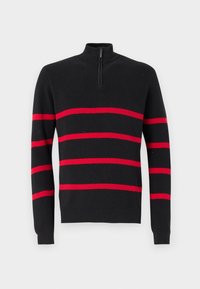 SVOLDERB - Jumper - jet black/red