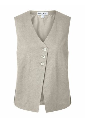 Pieces, Veste sans manches - silver lining