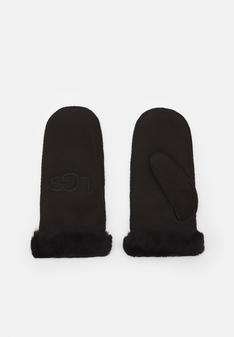 UGG EMBROIDER MITTEN - Rukavice s jednim prstom - black
