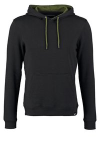 YOURTURN Felpa con cappuccio - black