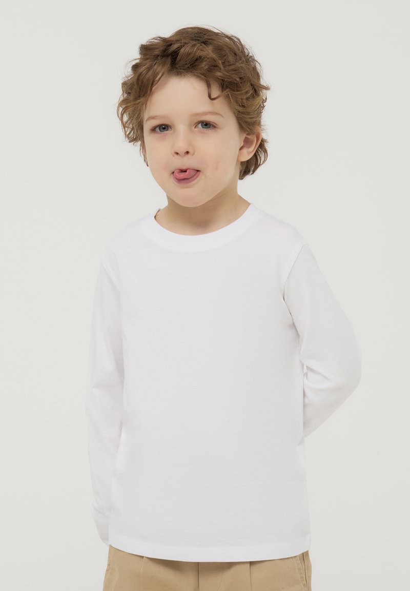 Maglietta A Manica Lunga In Cotone Per Bambino TERRANOVA – Confezione Da 2, Girocollo, Tinta Unita, Versatile - 3