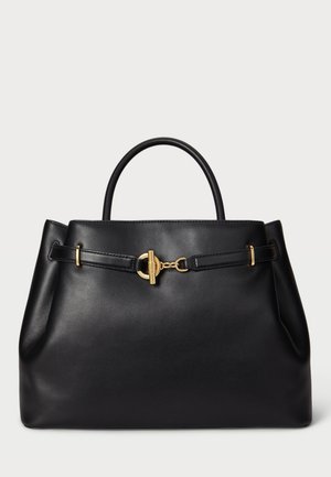 LEATHER LARGE BLAIKE SATCHEL - Kandekott - black