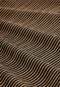 TOM TAILOR DENIM MIT FLÜGELÄRMELN - Top - black beige stripe