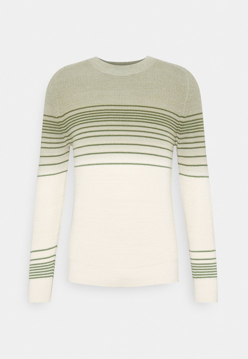 Herren Strickjacken | Marc O'Polo CREW NECK WITH PLACED STRIPES AND DIP DYE Strickpullover pistachio gray/hellgrün - DF05357 Herren Strickjacken | Marc O'Polo CREW NECK WITH PLACED STRIPES AND DIP DYE Strickpullover pistachio gray/hellgrün - DF05357