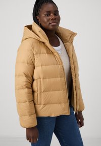 Tommy Hilfiger Curve CASUAL HOOD JACKET - Daunenjacke - classic khaki