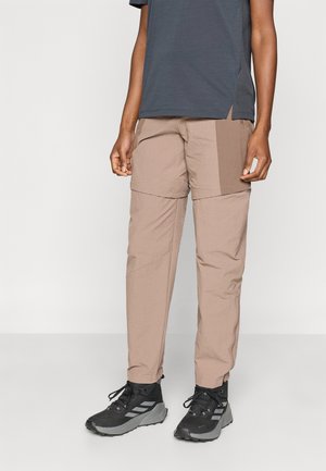 XPERIOR UTILITAS ZIP-OFF PANTS - Outdoor trousers - trace brown