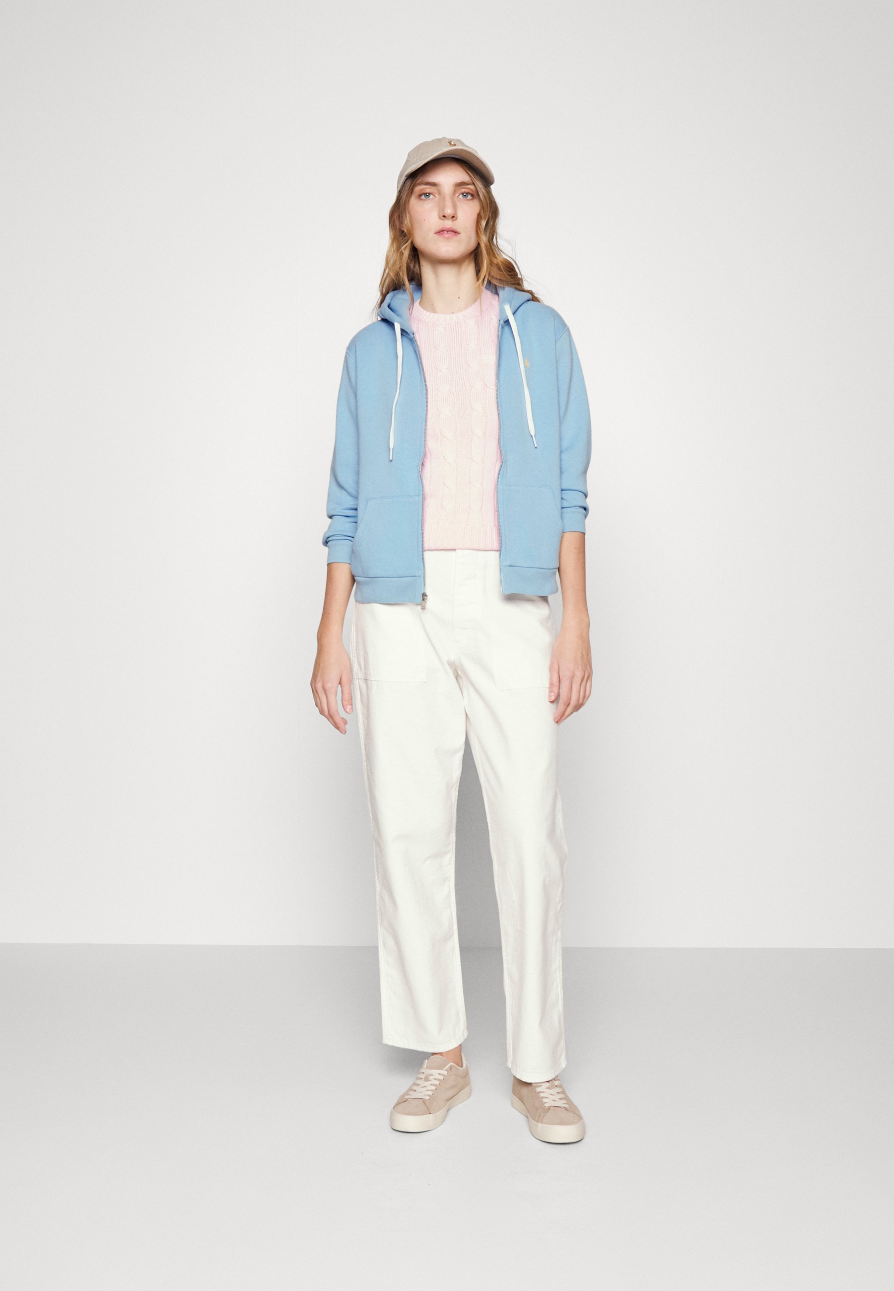 Polo Ralph Lauren LONG SLEEVE - Zip-up sweatshirt - blue