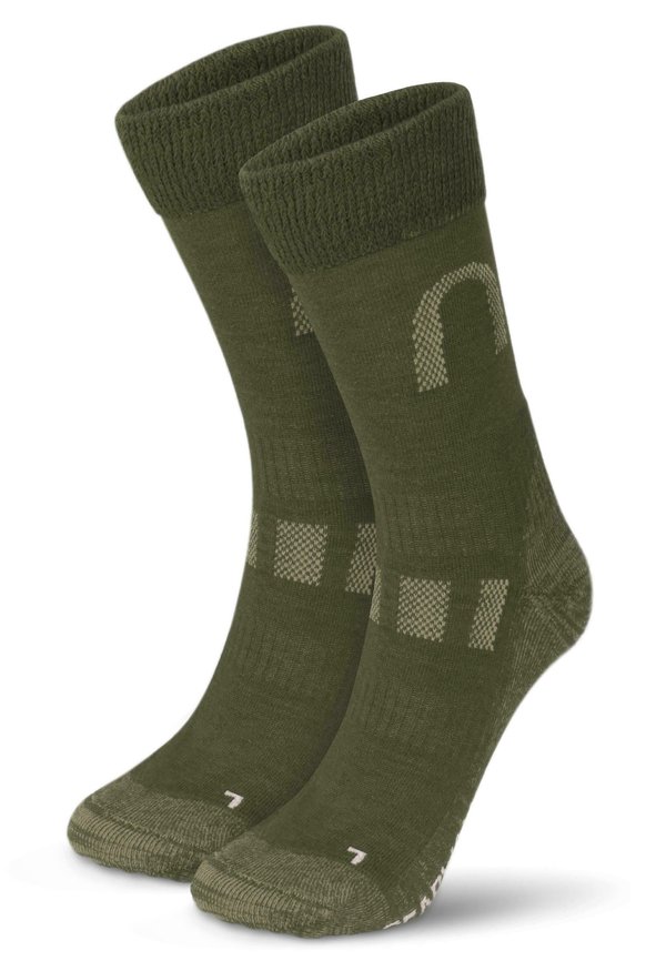 MID CUT MERINO HIKERS 2 PACK - Socken - oliv