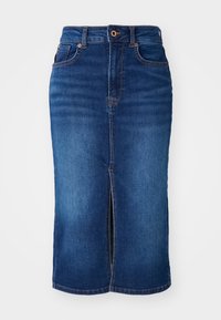 MIDI SKIRT - Blyantskjørt - blue denim