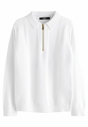 TEXTURED - Langarmshirt - white