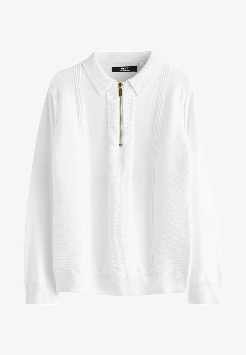 Next TEXTURED - Langærmet T-shirt - white