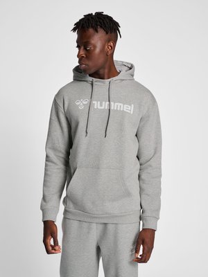 Hummel, MOVER - Mikina s kapucí - grey melange