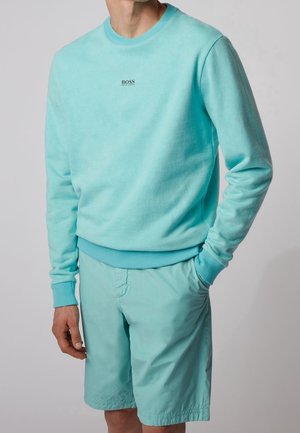 Sweatshirt - turquoise