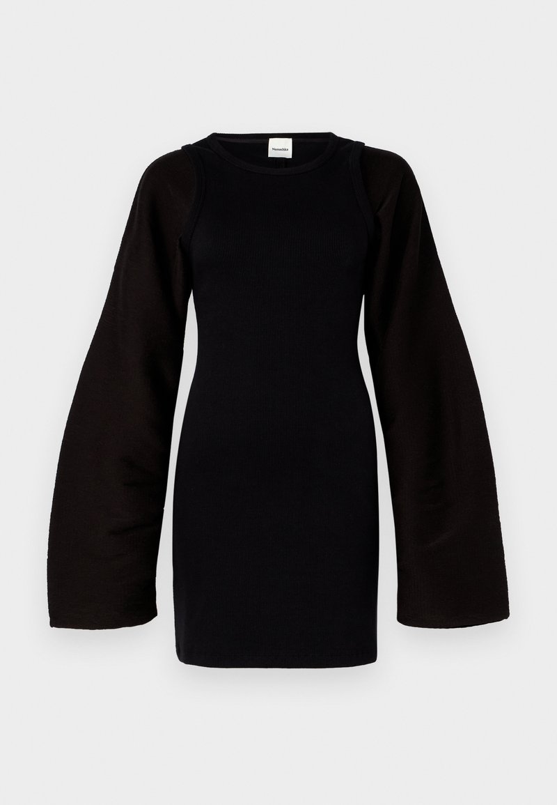 Nanushka Gebreide jurk zwart Nanushka Gebreide jurk zwart