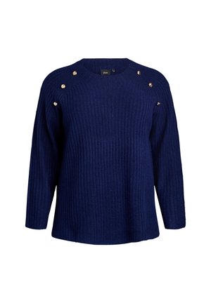 Zizzi Jumper - medieval blue mel
