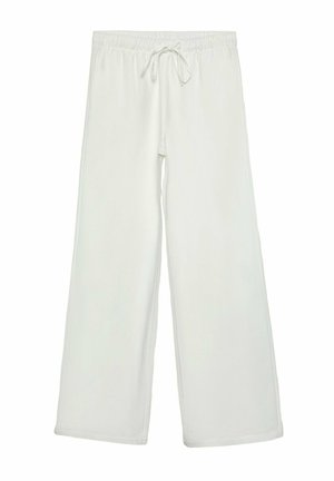 Stradivarius DRAWSTRING - Broek - white