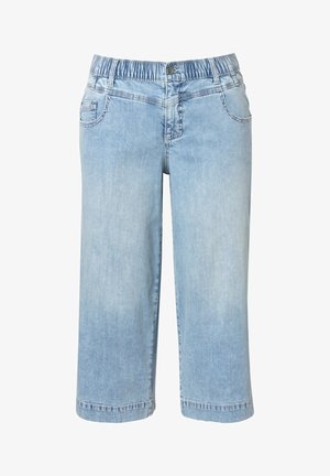 LAURASØN CULOTTE WIDE 5-POCKET - Straight leg jeans - bleached denim