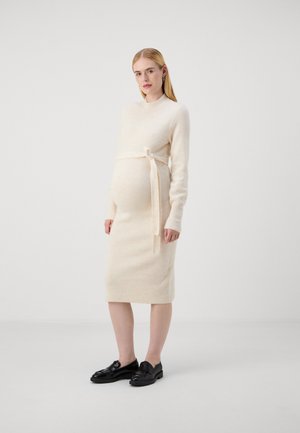 VMMPIPPA HIGHNECK DRESS  - Gebreide jurk - birch