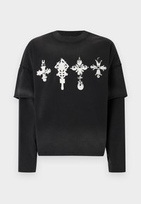 CROSS LONG SLEEVE - Ilgarankovis viršutinės dalies drabužis - black