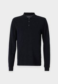 Long-Sleeve Modern Icon Polo - Top s dlhým rukávom - black