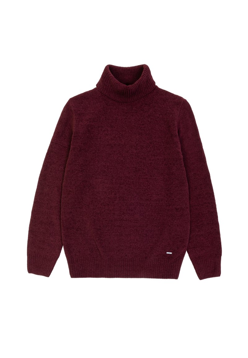Gianni Lupo CHENILLE TURTLENECK  - Maglione - bordeaux