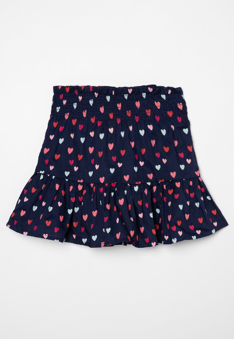 Bonton A-lijn rok blauw