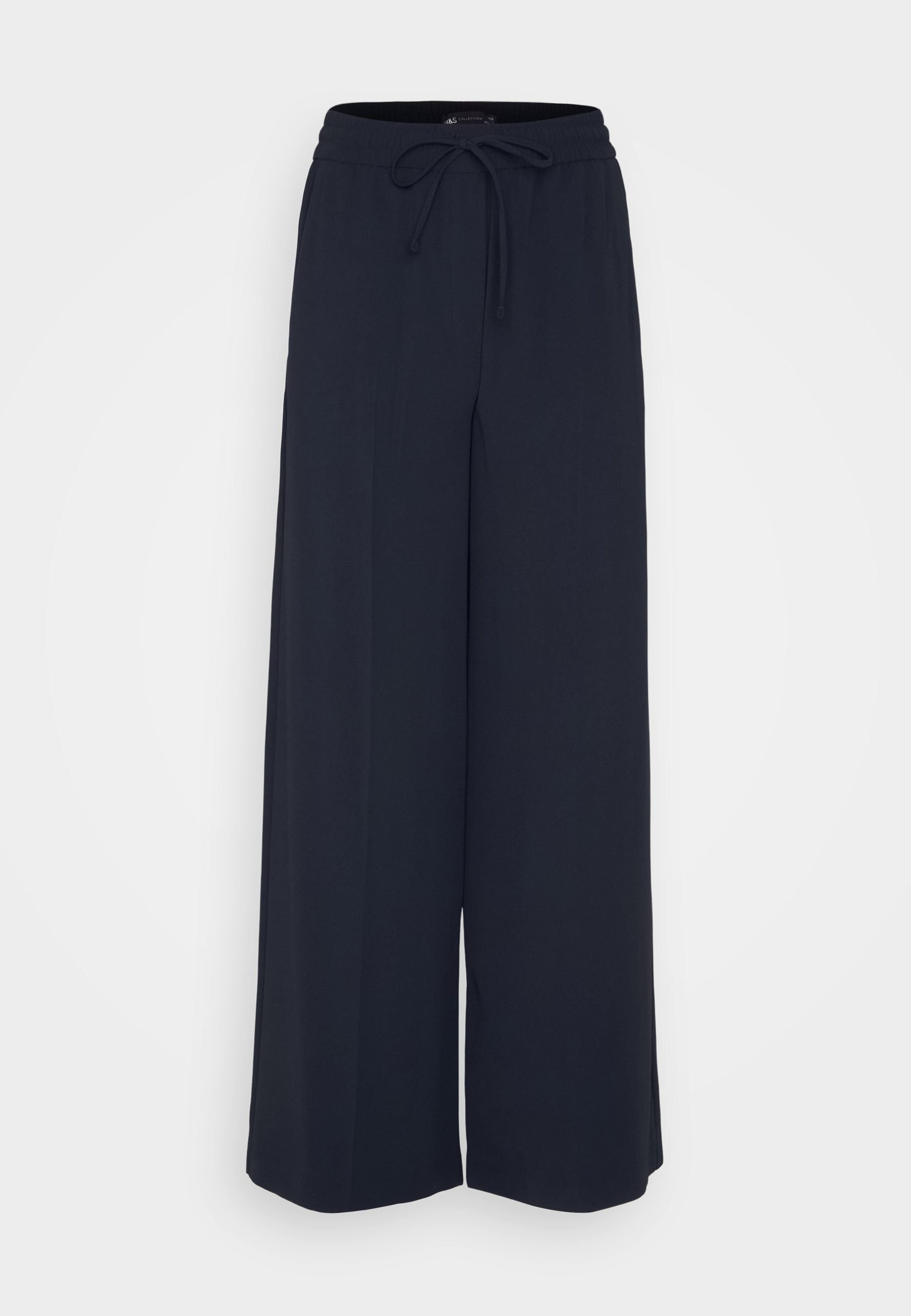 Pantalon Rose Cerise En Lin 100% - Marks & Spencer Taille 10 Long, Jambes Larges, Taille Haute