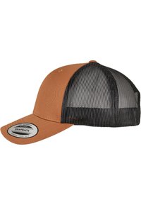 Flexfit - RETRO TRUCKER 2-TONE - Pet - caramel/black Miniatuurafbeelding 1