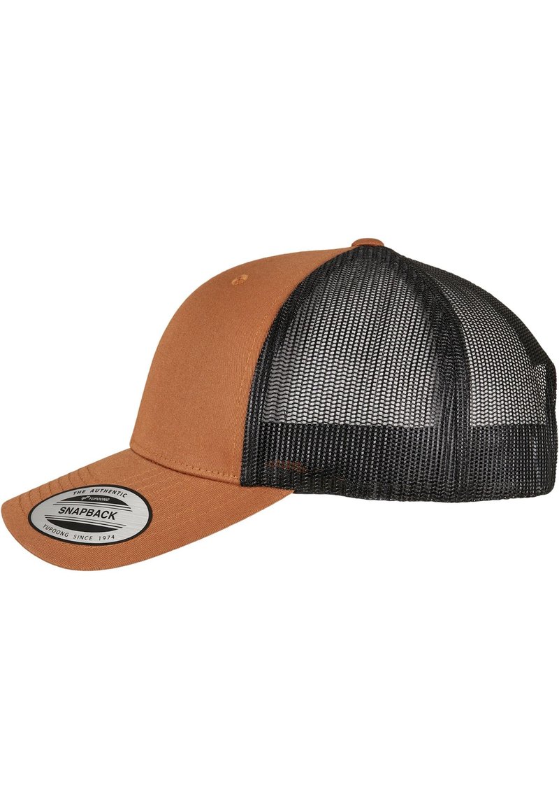 Flexfit - RETRO TRUCKER 2-TONE - Pet - caramel/black, Vergroten