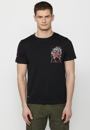 Koroshi SHORT SLEEVE - T-shirt z nadrukiem - black