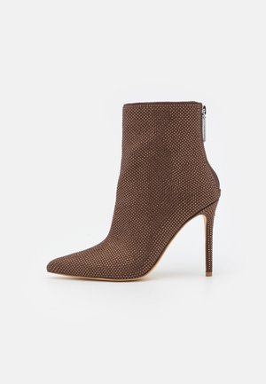 Botines de tacón - taupe