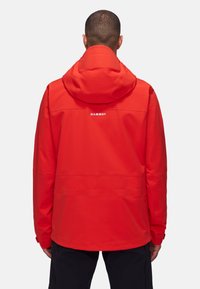 Mammut STONEY HOODED - Giacca hard shell - mammut red