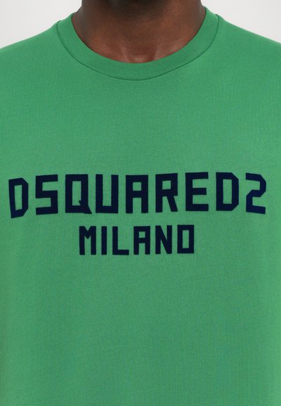 Dsquared2 COOL FIT TEE - Print T-shirt - green/dark navy