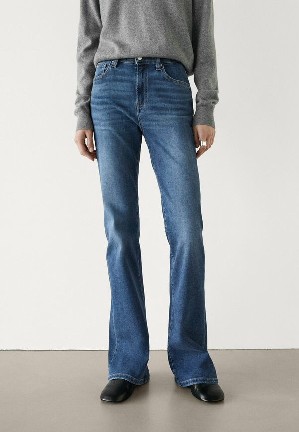 HIGH-WAIST SKINNY FLARED - Flared Jeans