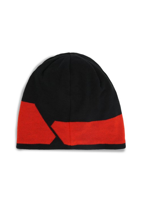Bonnet Spyder Femme En Laine Mérinos Tricoté - Orange Avec Pompon En Fourrure Véritable - Occasion