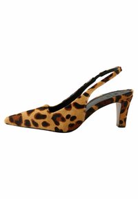SIGNATURE SQUARE TOE BACK - Pumps - animal