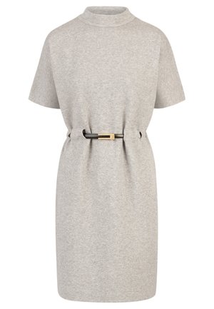 Apart WITH GÜRTEL - Strickkleid - graumeliert