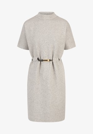 Apart WITH GÜRTEL - Strickkleid - graumeliert