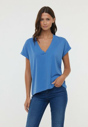 Lee Cooper ALYS MC - T-shirt basique - celadon blue