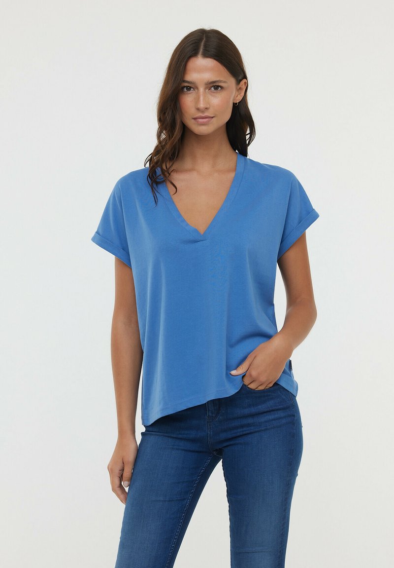 Lee Cooper ALYS MC - T-shirt basic - celadon blue